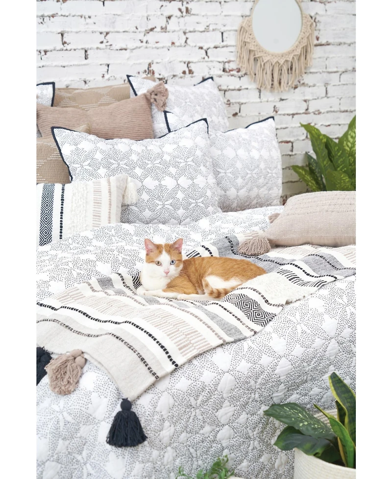 Barton Dune Onyx Throw Blanket