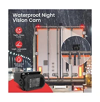 Pyle Dvr Cam Recording System with 7'' Display Monitor and Night Vision, Waterproof