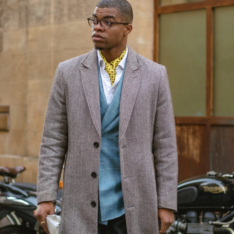 Corbara - Silk Ascot Cravat Tie for Men