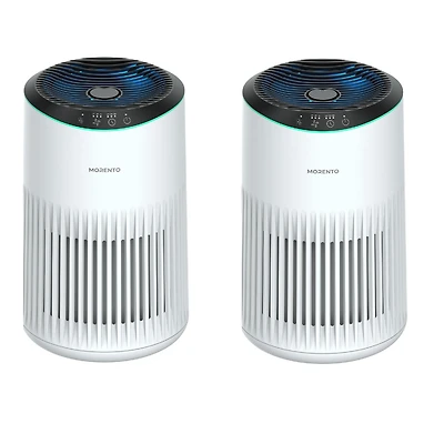 Morento Air Purifiers for Home, Air Purifier for Smoke Pet Dander Odors with Fragrance Sponge, Small Air Purifier with Sleep Mode for Bedroom Office,