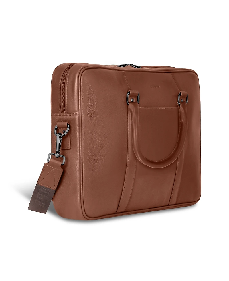 Champs Onyx Collection Leather Slim Briefcase