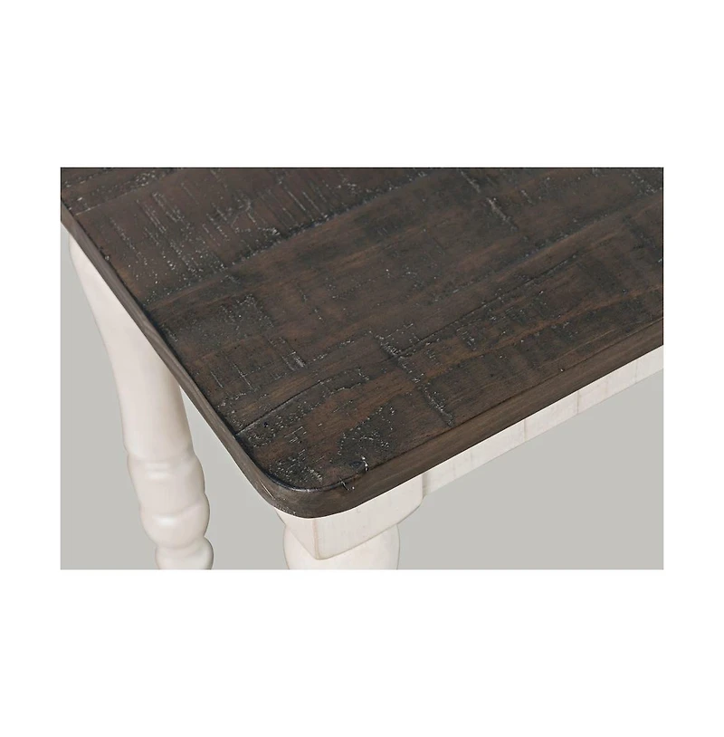 Jofran Madison County Rustic Reclaimed Pine Farmhouse 54" Dining Bench