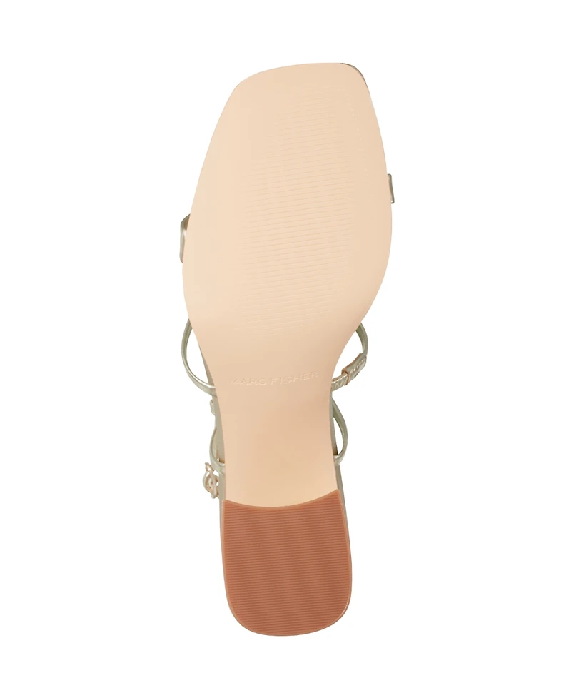 Marc Fisher Women's Gellyn Caged Block Heel Sandals