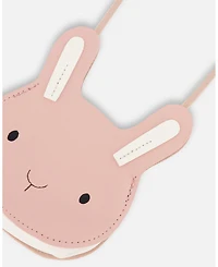 Deux par Deux Girl Rabbit Crossbody Bag Soft Pink - Toddler|Child