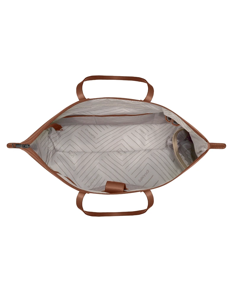 Champs Onyx Collection Leather Business Tote