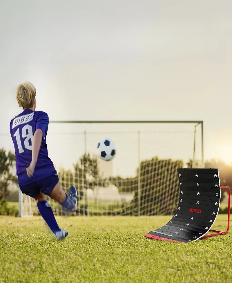 Net Playz Kick and Roll Soccer Return Ramp Rebounder