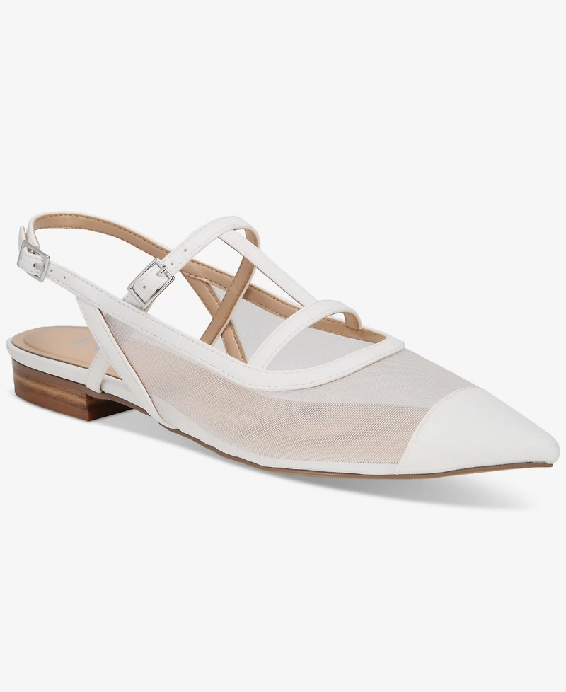 Vaila Shoes Women's Luna Slingback Flats - Extended Sizes 9-14