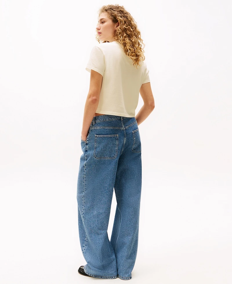 Tommy Hilfiger X Sofia Richie Grainge Women's Wide-Leg Jeans