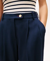 Tommy Hilfiger Women's Th x Sofia Richie Grainge Wide Leg Pants