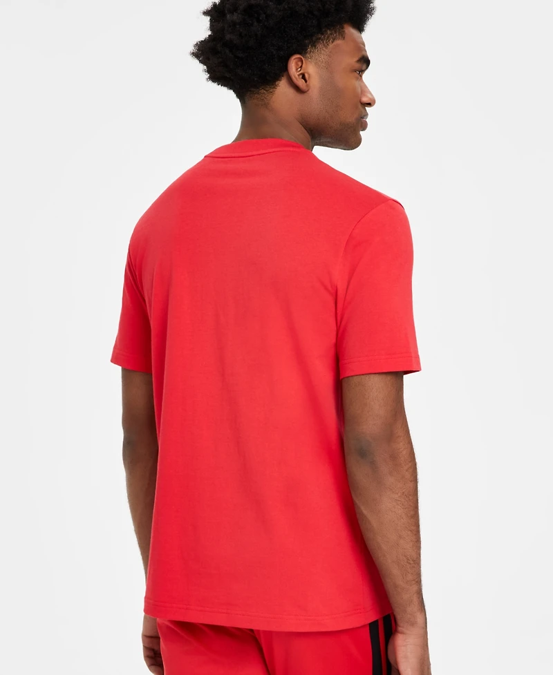 adidas Men's 3 Bar Logo Graphic Cotton T-Shirt