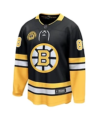 Fanatics Men's David Pastrnak Black Boston Bruins 100th Anniversary Premier Breakaway Player Jersey