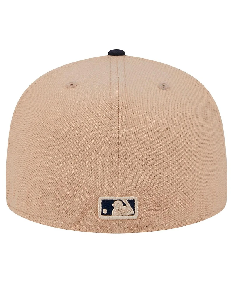 New Era Men's Khaki York Yankees 59FIFTY Fitted Hat