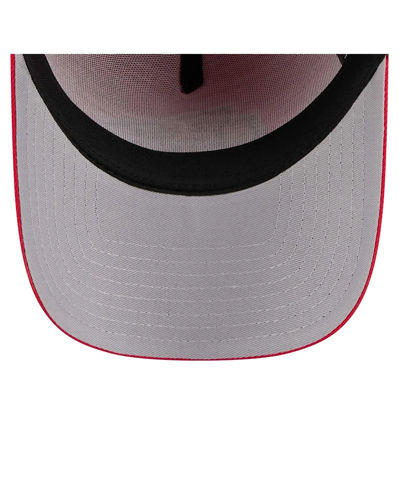 New Era Men's Red Kansas City Chiefs A-Frame 9FORTY Adjustable Hat