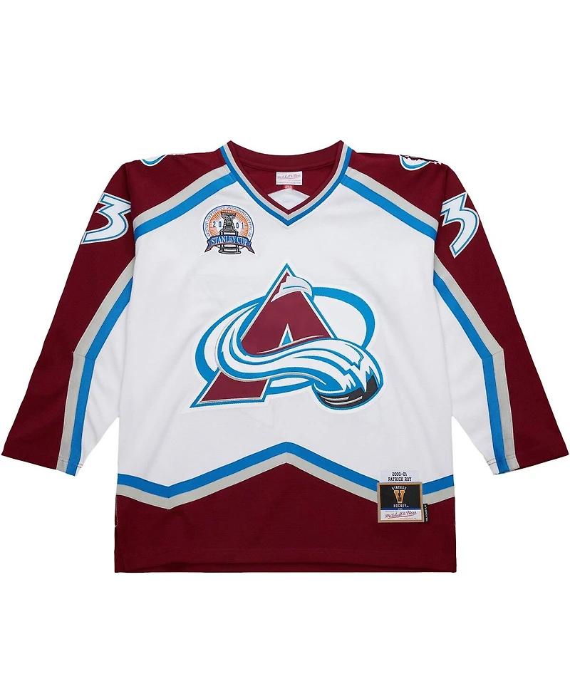 Mitchell & Ness Men's Patrick Roy White Colorado Avalanche 2000-01 Power Play Jersey