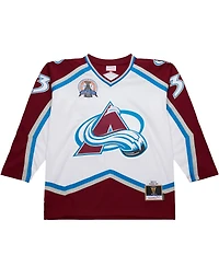 Mitchell & Ness Men's Patrick Roy White Colorado Avalanche 2000-01 Power Play Jersey