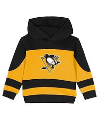 Outerstuff Toddler Black/Gold Pittsburgh Penguins Puck Hero Fleece Hoodie and Sweatpants Set