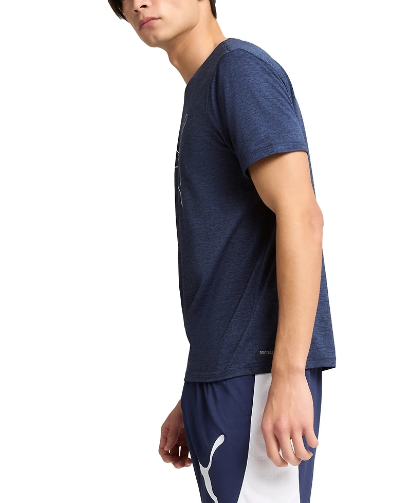 Puma Men's Performance Cat Logo Graphic Training T-Shirt