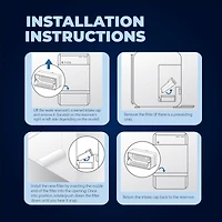 Mist Replacement for P4INKFILTR Ice Maker Water Filter, Compatible with all Ge Opal Nugget Ice Maker Water Filter, 3 Pack