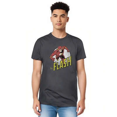 Dc Flash Mens Comics Run Short Sleeve Adult Tee / T-Shirt