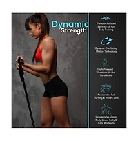 Hurtle Vibration Fitness Exercise Machine with Resistance Bands