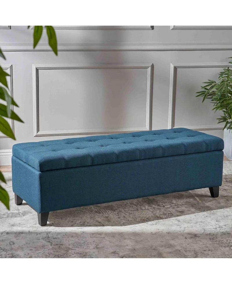 Modern Storage Ottoman, Multipurpose Footstool & Storage Bench-The Pop Home