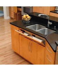 Rev-a-Shelf 19" Tip Out Tray w/ Soft-Close for Sink Base Cabinet, 6581-19SS-sc-1