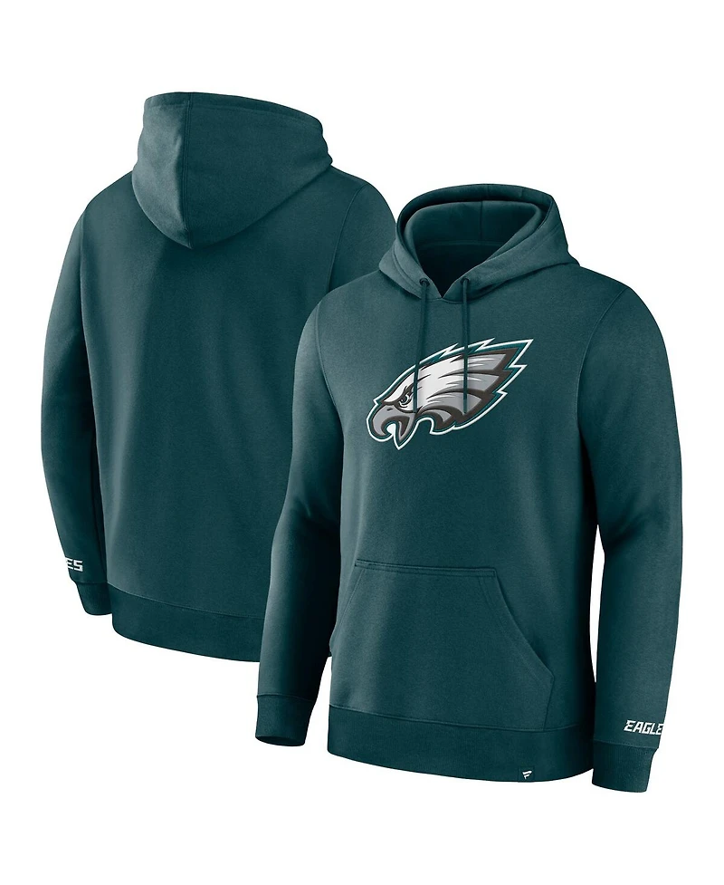 Fanatics Men's Green Philadelphia Eagles Legacy Fleece Pullover Hoodie
