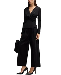 Boss by Hugo Women's Regular-Fit High-Waisted Trousers