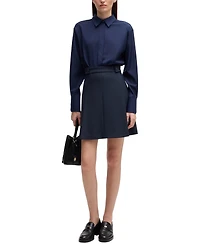 Boss by Hugo Women's Pleat-Front Skirt
