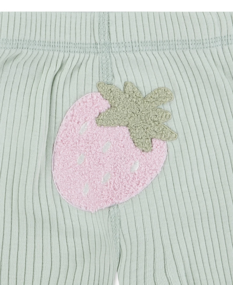 Huggies Baby Girls Turn Me Around Cotton Jacket, Bodysuit & Pants, 3-Piece Set