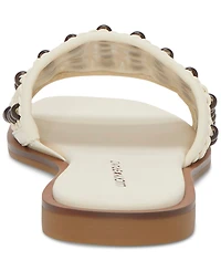 Lucky Brand Women's Gidya Beaded Slide Flat Sandals