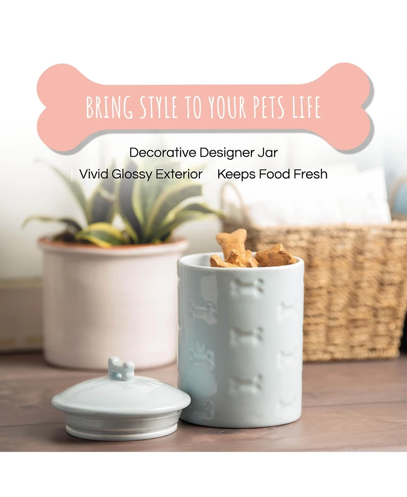 Park Life Designs Manor Collection Ceramic Treat Canister