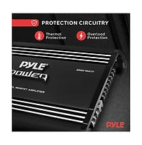 Pyle 4-Channel Bridgeable Mosfet Car Amplifier, 2000 Watts