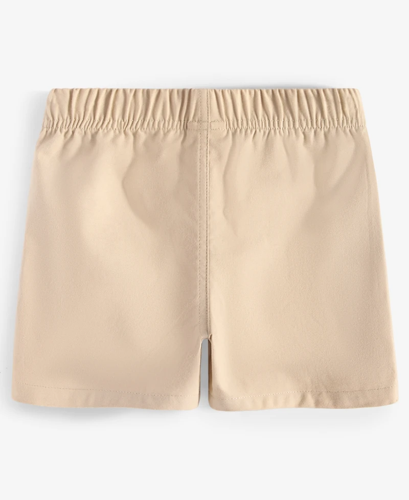 First Impressions Baby Boys Stretch Twill Shorts, Exclusively at Macy's
