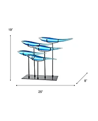 Dale Tiffany 5-Blue Fish Figurine