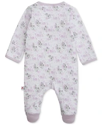 Easy = Magnetic Close Baby Cotton Magnetic Footed Coverall