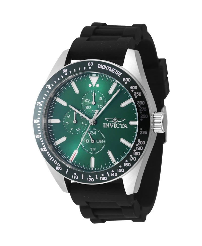 Invicta Men's 47591 Aviator Quartz Chronograph Green Dial Watch