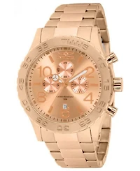 Invicta Men's 1271 Specialty Quartz Chronograph Rose Gold Dial Watch