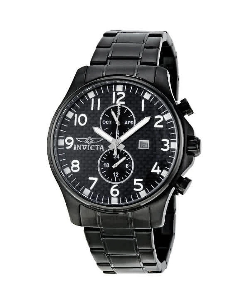 Invicta Men's Specialty Quartz Chronograph Black Dial Watch