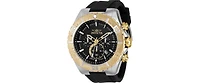 Invicta Men's Aviator Quartz Multifunction Black Dial Watch