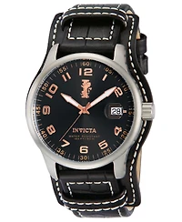 Invicta Men's 12975 I-Force Quartz 3 Hand Black Dial Watch