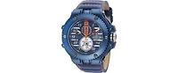 Invicta Men's 47382 Racing Quartz Multifunction Orange, Silver, Blue Dial Watch