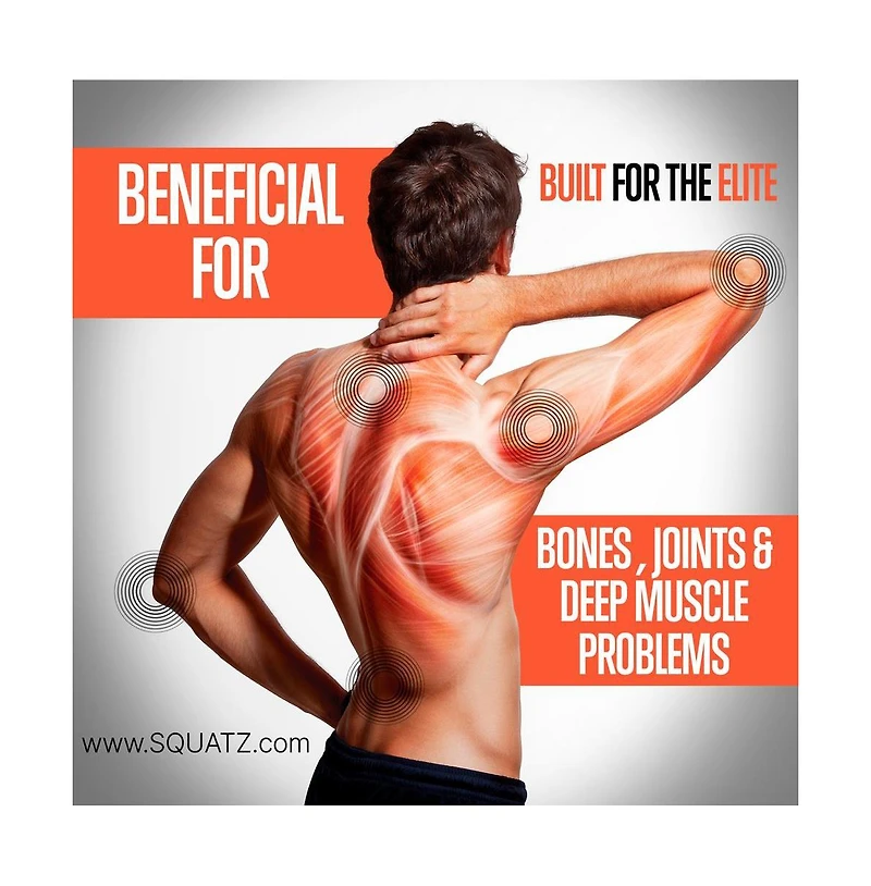Squatz Wearable Light Therapy Wrap with Infrared & Red Light, Timer Control