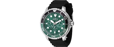 Invicta Men's Pro Diver Quartz Chronograph Green Dial Watch