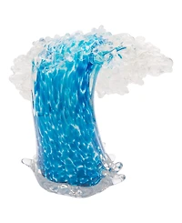 Dale Tiffany 8.5" Laguna Wave Art Glass Sculpture