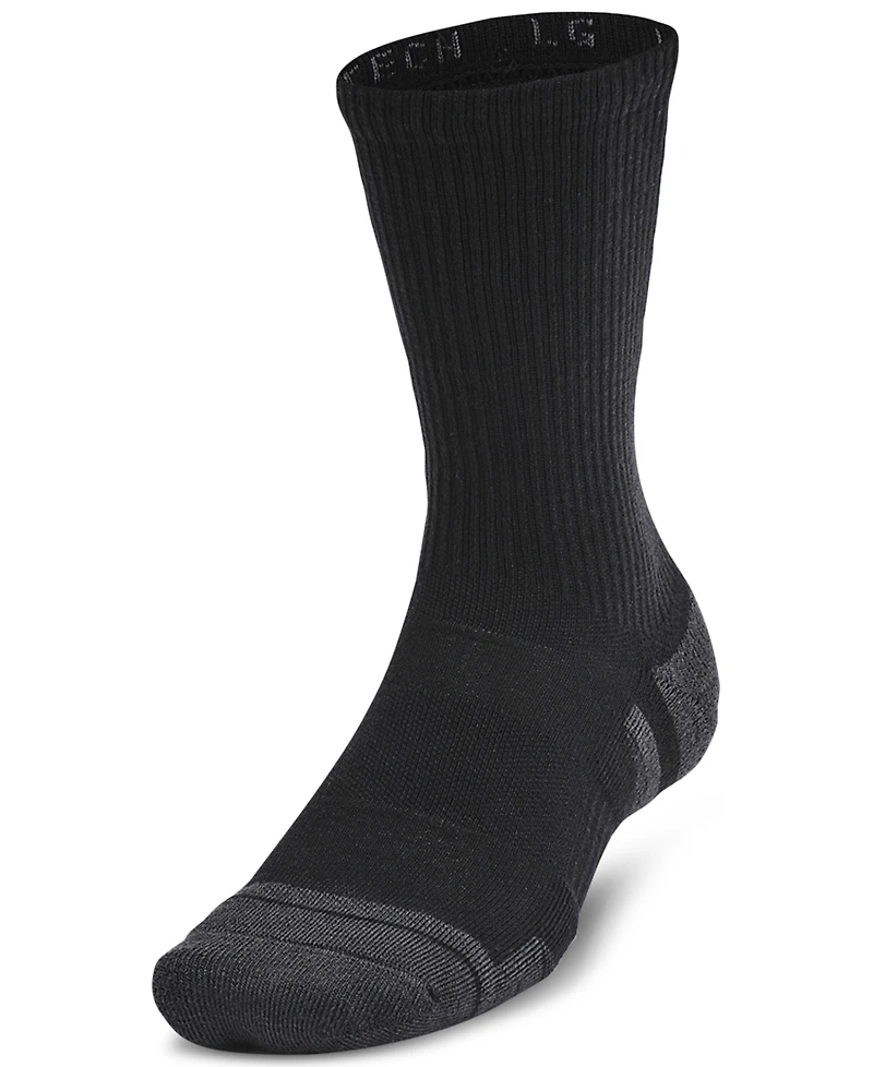 Under Armour Unisex Performance Tech Crew Socks - 6-pack
