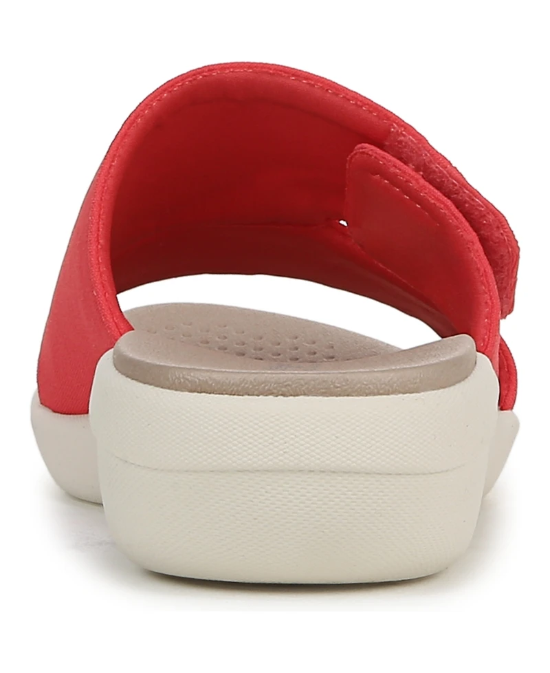 LifeStride Women's Carefree Washable Slide Wedge Sandals
