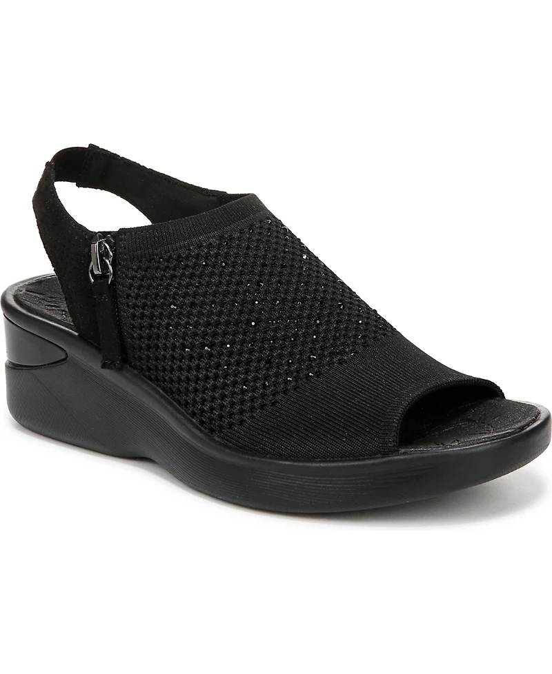 LifeStride Women's Starlet Washable Slingback Wedge Sandals