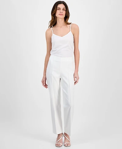 Anne Klein Women's Pull-On Front-Seam Trousers