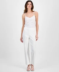 Anne Klein Women's Pull-On Front-Seam Trousers